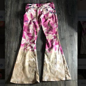 Free People tie die pants